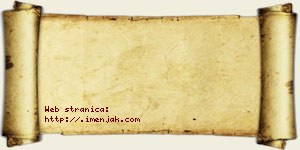 Janko Brankov vizit kartica